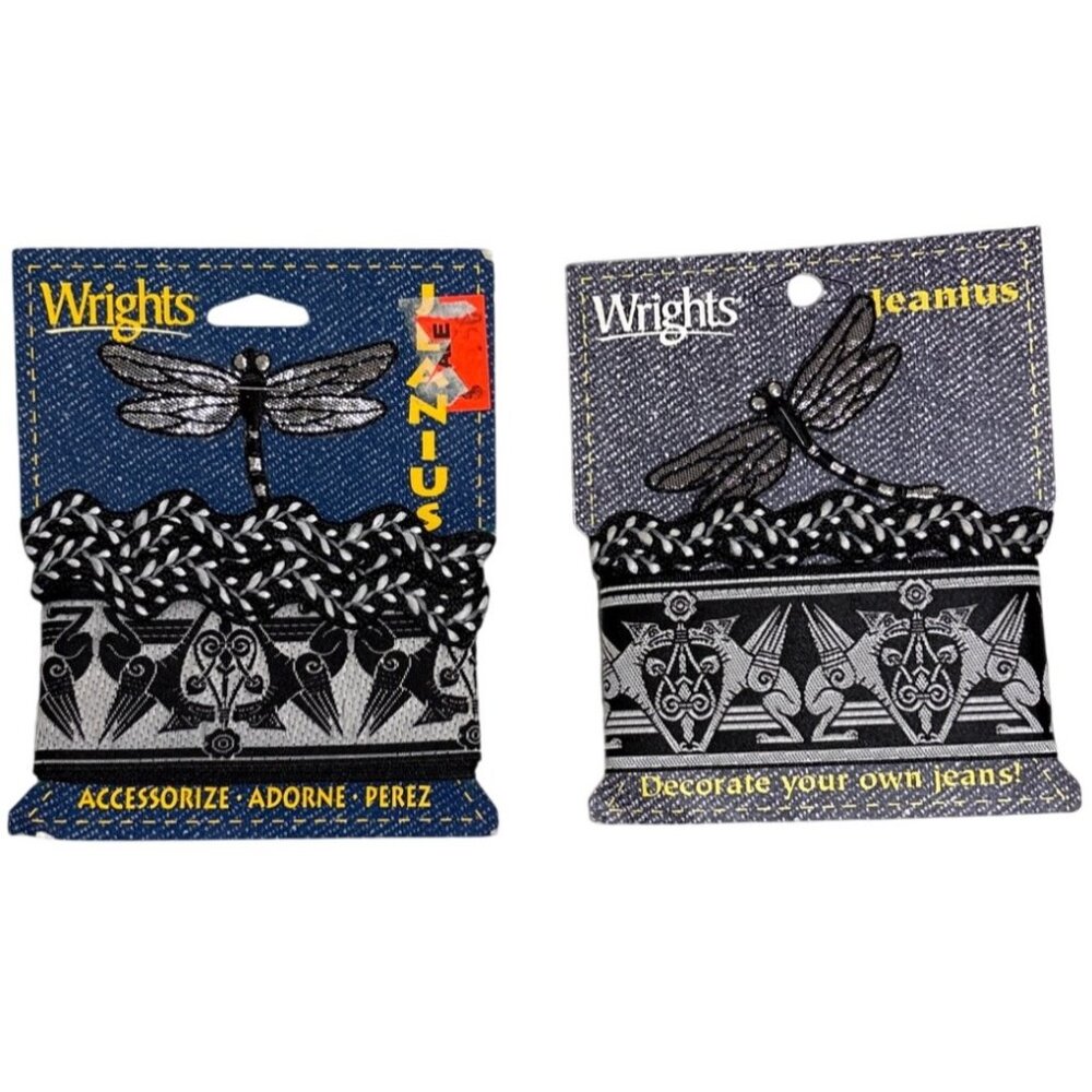 Wrights Jeanius Dragonfly Trim Set of 2
